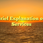 A Brief Explanation of IT Services