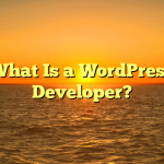 What Is a WordPress Developer?